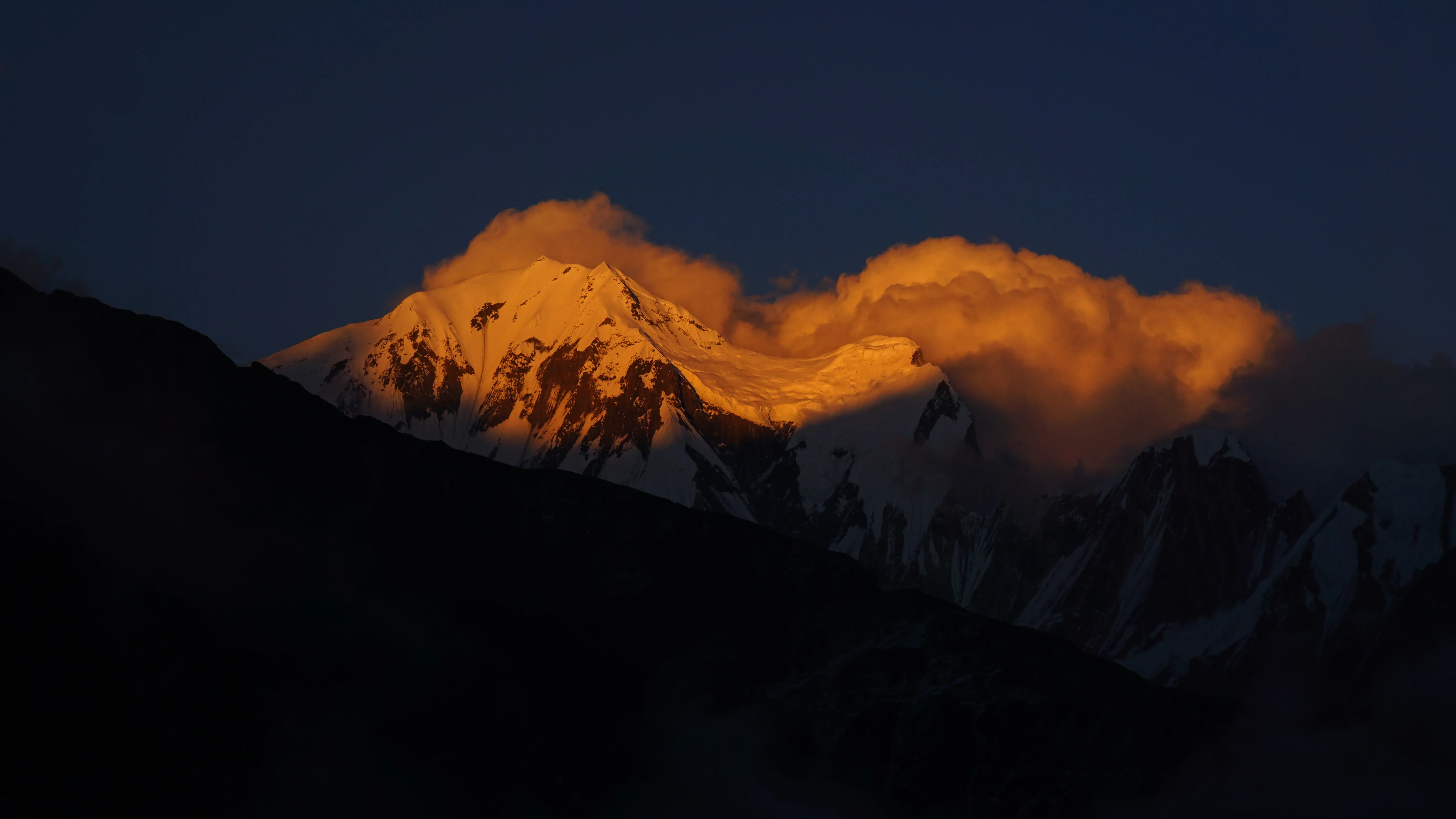 Sunset at Annapurna III, | Annapurna Basecamp trek| ABC trekking